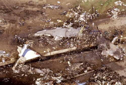 中華航空140便墜落の写真