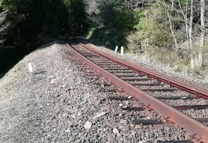 信楽高原鉄道正面衝突の事故現場写真